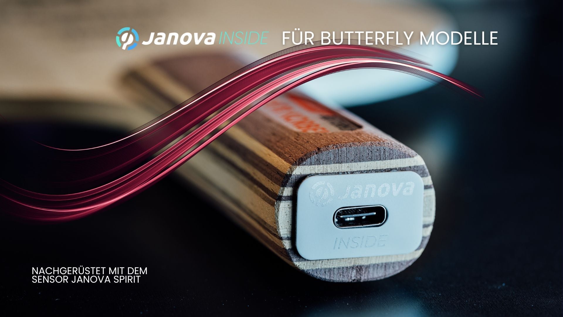 Butterfly Hölzer nachgerüstet mit dem Janova Sensor