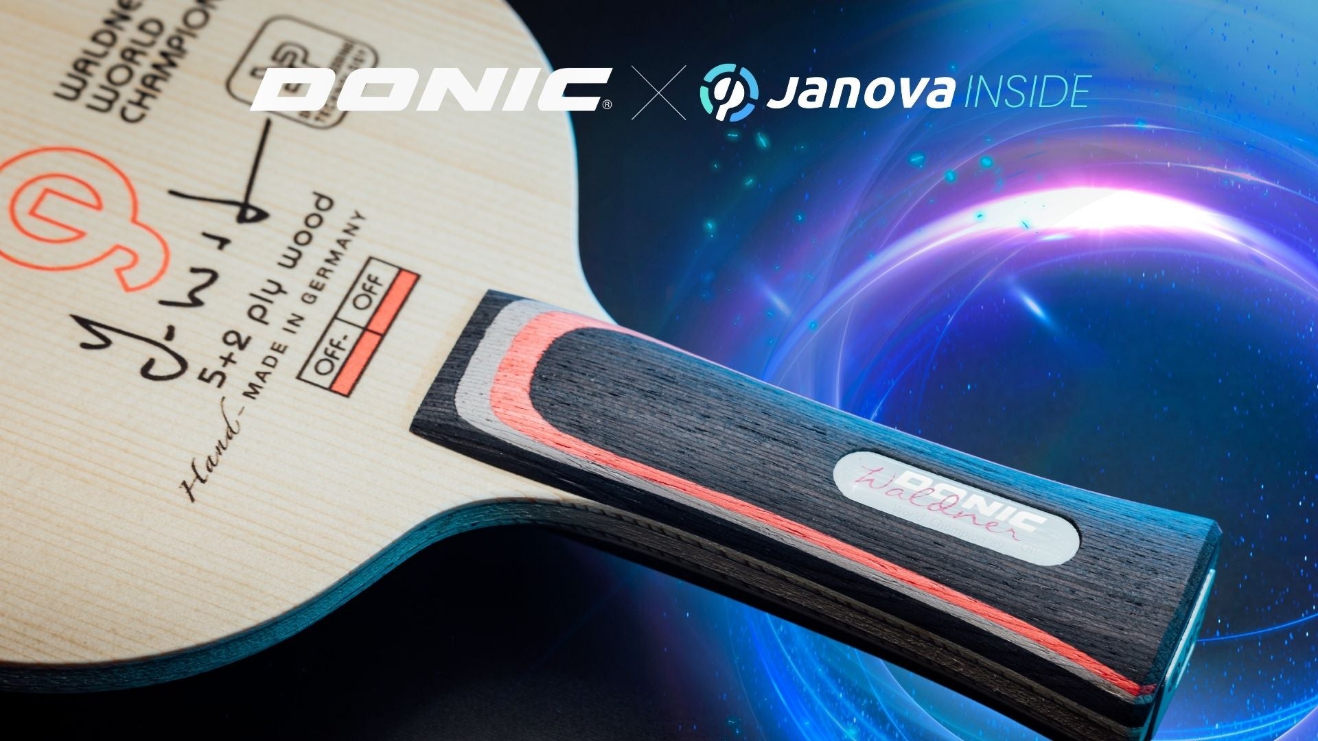 DONIC | Legendäre Hölzer jetzt mit integriertem Sensor für dein smartes Training