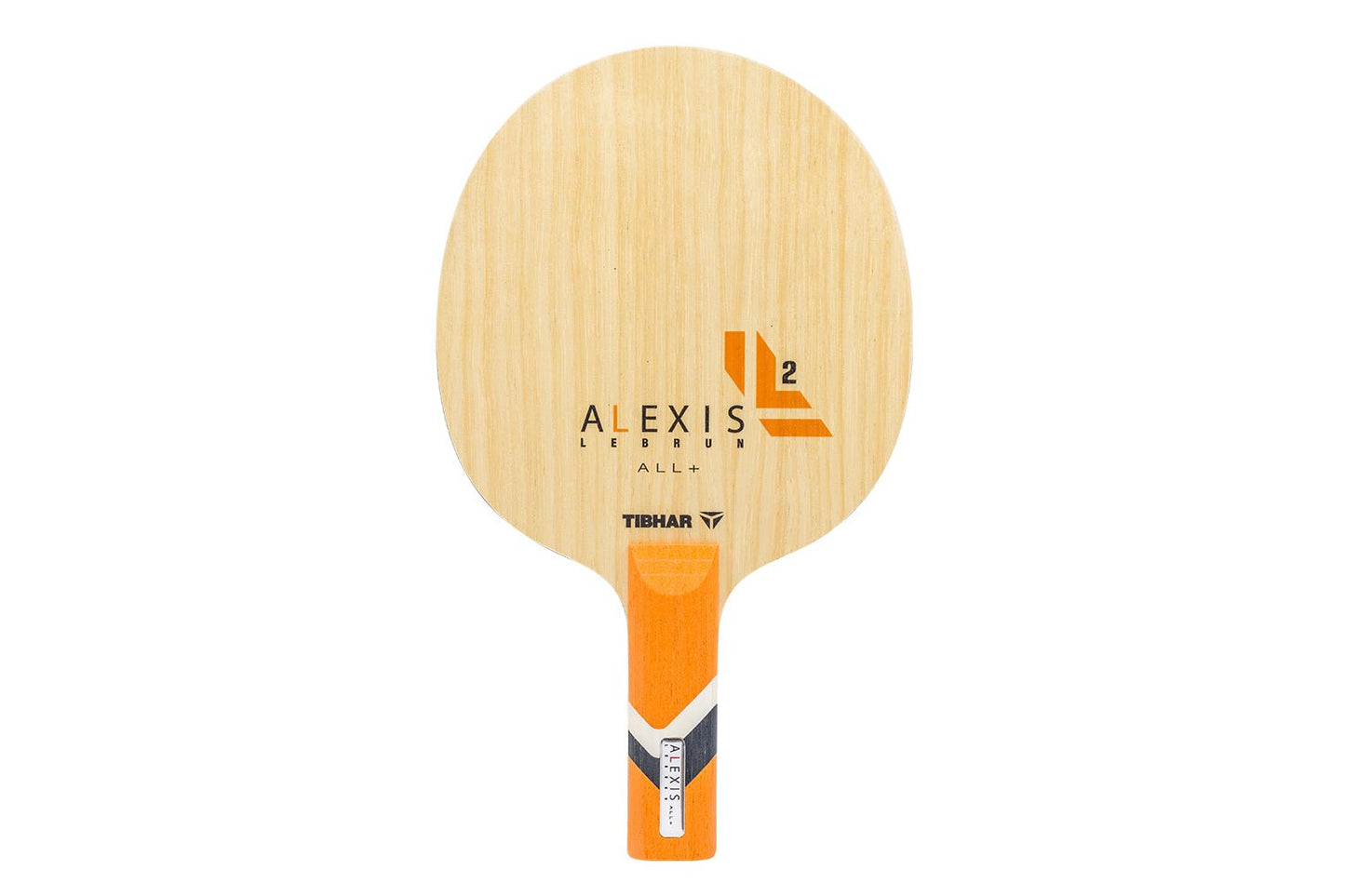 Tibhar Alexis Lebrun All+ Tischtennisschläger mit geradem Griff, isoliert vor weißem Hintergrund